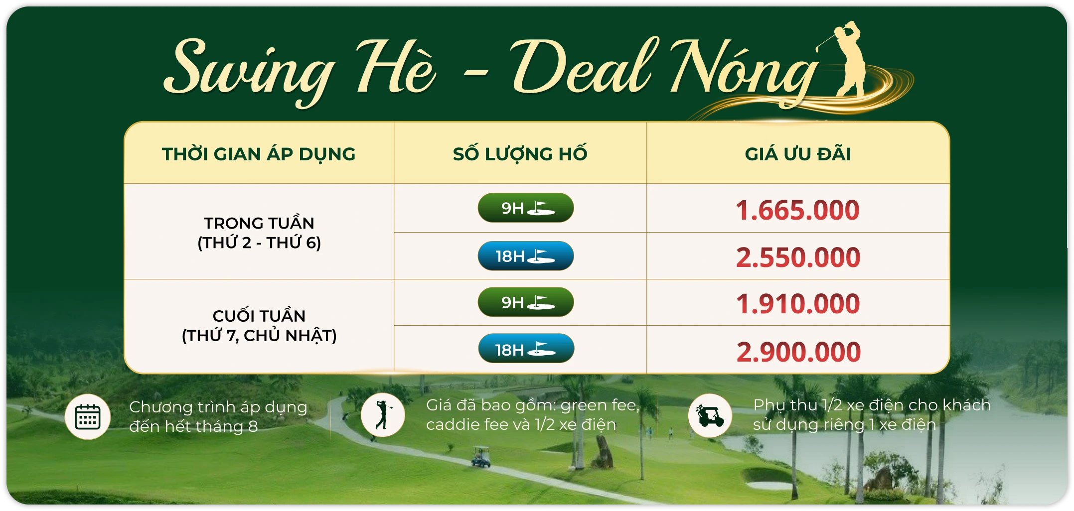 Diamond Bay Golf & Villas Promotion